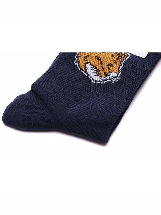 Fox Head Socks Blue - MAISON KITSUNE - BALAAN 4