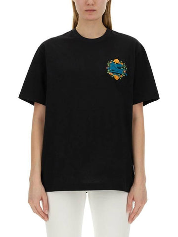 T-SHIRT WITH PEGASUS EMBROIDERY - ETRO - BALAAN 1