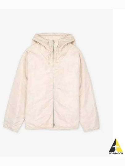 Blouson Nylon Hooded Jacket Beige - JIL SANDER - BALAAN 2