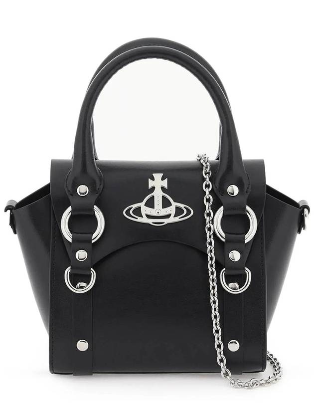 Betty Medium Tote Bag Black - VIVIENNE WESTWOOD - BALAAN 2