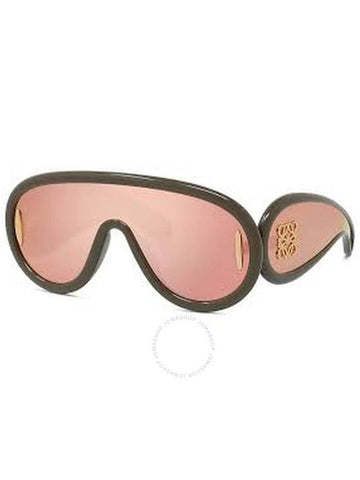 Loewe Smoke Mirror Shield Men's Sunglasses LW40108I 96C 140 - LOEWE - BALAAN 1