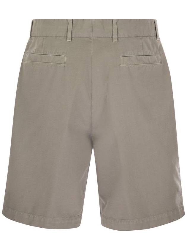 Cotton gabardine bermuda shorts - BRUNELLO CUCINELLI - BALAAN 2