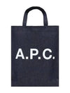 Eco Lou Logo Tote Bag Navy - A.P.C. - BALAAN 2