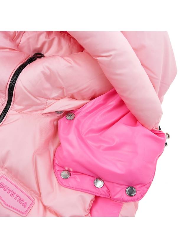 Women s VINDEMIATRIX Zipper Padded Vest Pink - DUVETICA - BALAAN 9