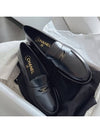 CC logo leather loafers black - CHANEL - BALAAN 2