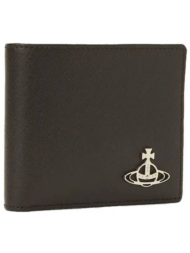 Kent of Saffiano Leather Wallet Half 51120008 N407 - VIVIENNE WESTWOOD - BALAAN 3