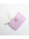 Season CC Logo Pouch Caviar Pink Champagne Gold AP3980 B16267 NW780 - CHANEL - BALAAN 3