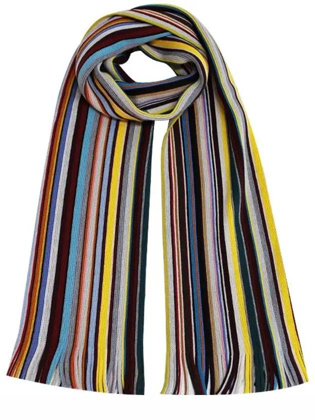 Stripe Wool Muffler - PAUL SMITH - BALAAN 2