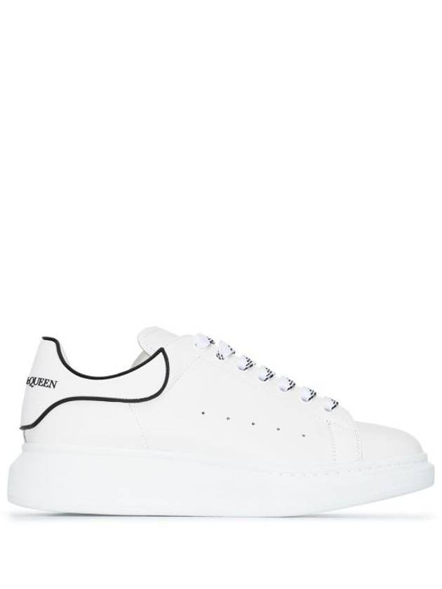 Larry Oversole Black Line Tab Low Top Sneakers White - ALEXANDER MCQUEEN - BALAAN 2