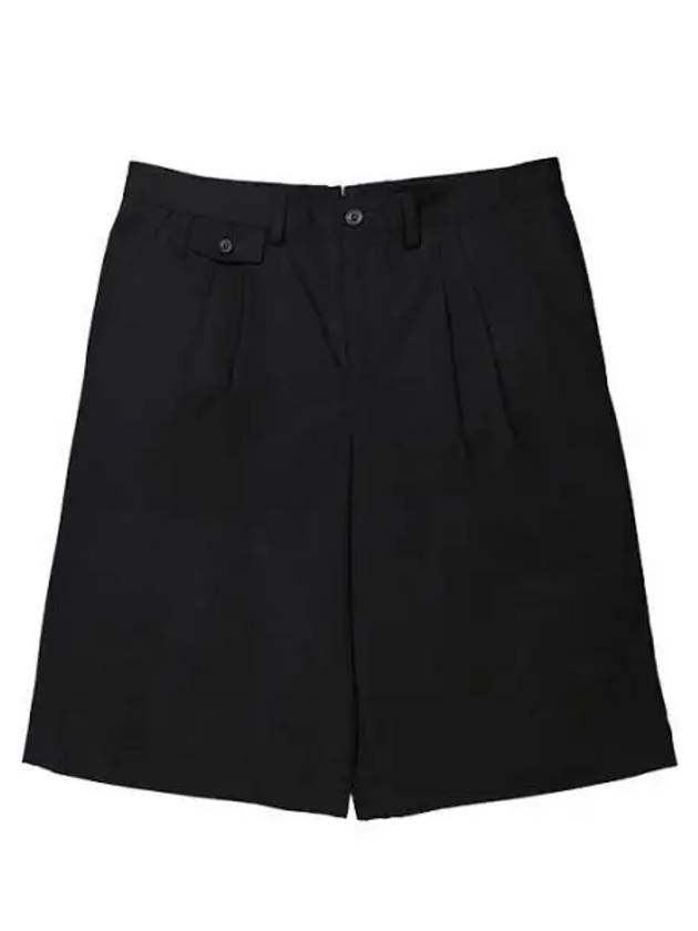 Icon Tailored Shorts Black - BURBERRY - BALAAN 2