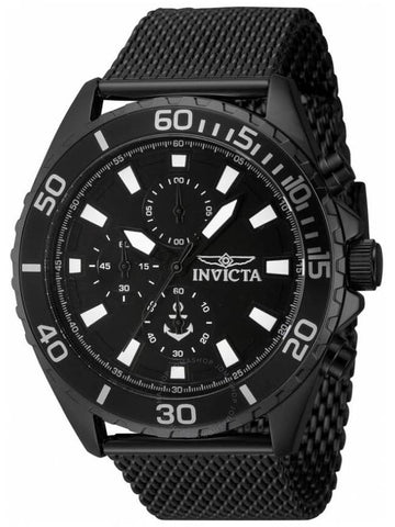 Invicta Ocean Voyage Chronograph Quartz Black Dial Men's Watch 46276 - INVICTA - BALAAN 1