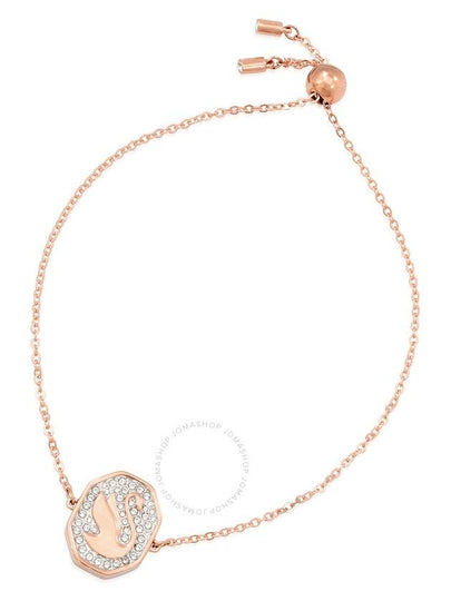 Swan Octagon Emblem Bracelet Rose Gold - SWAROVSKI - BALAAN 2