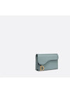 Saddle Flap Card Wallet Cloud Blue - DIOR - BALAAN 3