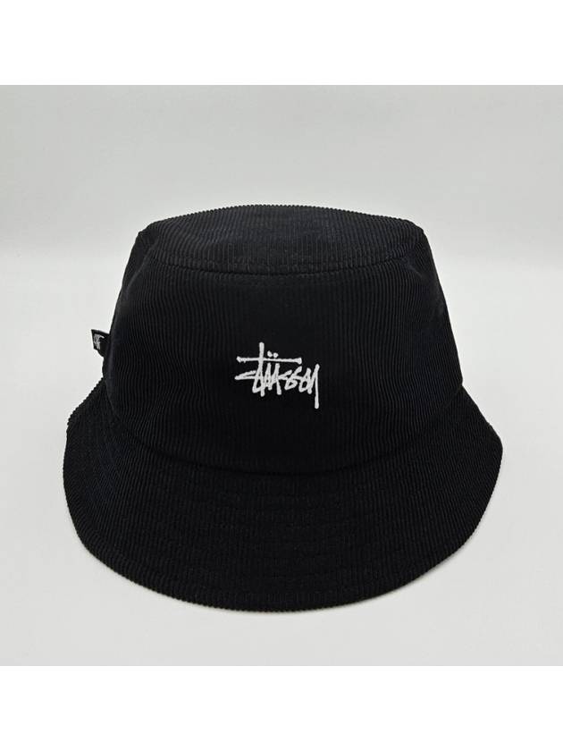 Graffiti Cord Bucket Hat Black - STUSSY - BALAAN 6