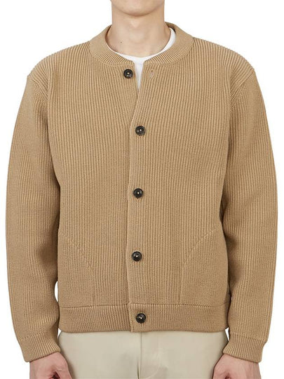 Men's Cardigan SKIPPER JACKET CAMEL - ANDERSEN-ANDERSEN - BALAAN 2