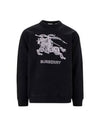 Embroidered EKD Logo Sweatshirt Black - BURBERRY - BALAAN 2