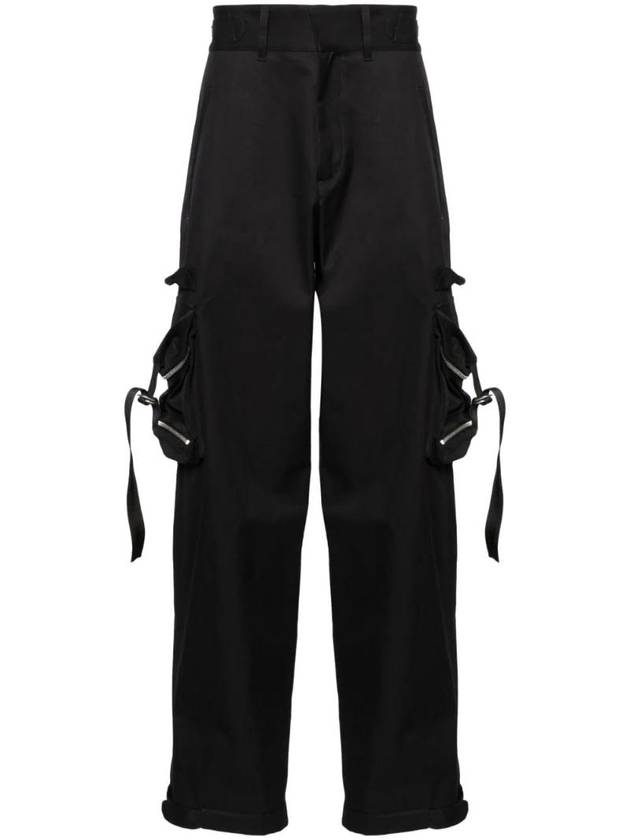 23 FW straight leg cargo trousers OMCF041C99FAB0011000 - OFF WHITE - BALAAN 1