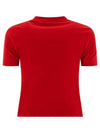 Le Gros Grain Short Sleeve T-Shirt Red - JACQUEMUS - BALAAN 3