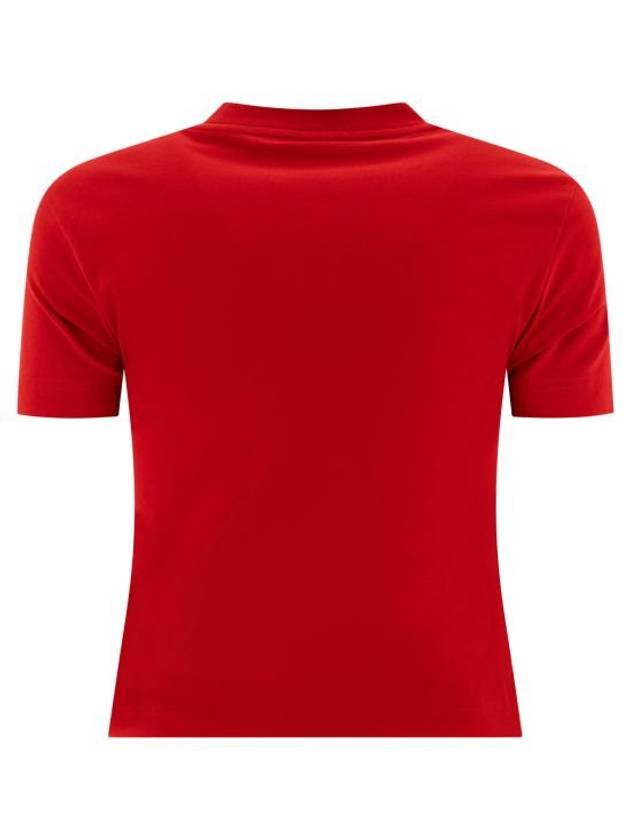 Le Gros Grain Short Sleeve T-Shirt Red - JACQUEMUS - BALAAN 3