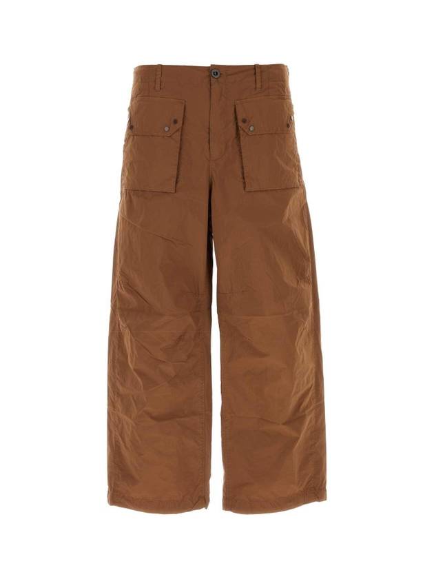 Pantalone Lungo Cargo Straight Pants Brown - TEN C - BALAAN 1