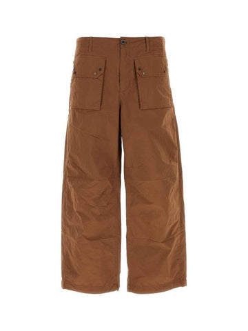 Pantalone Lungo Cargo Straight Pants Brown - TEN C - BALAAN 1