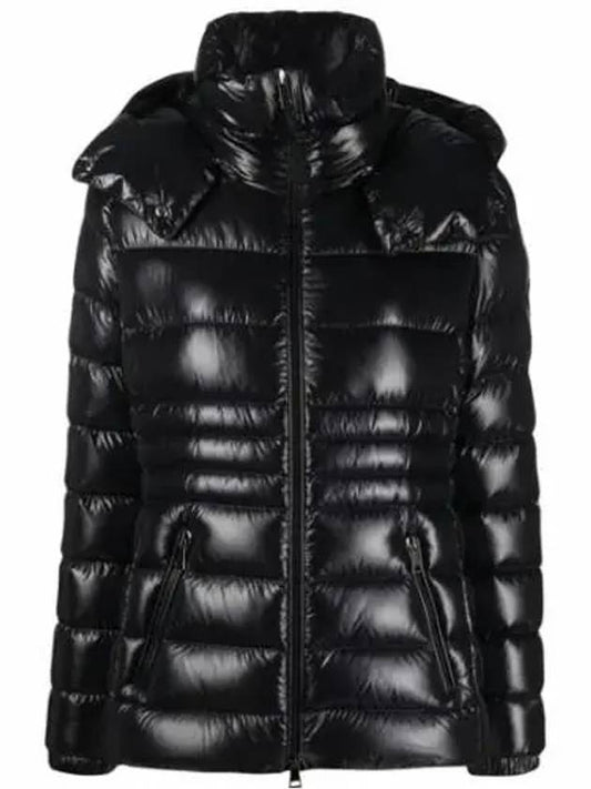 Women's Bouchet Quilted Down Short Padded Jacket Black - MONCLER - BALAAN.