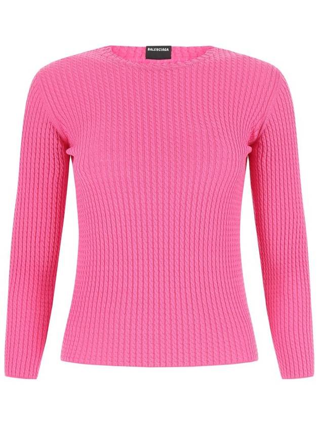 wool round neck knit pink - BALENCIAGA - BALAAN 2