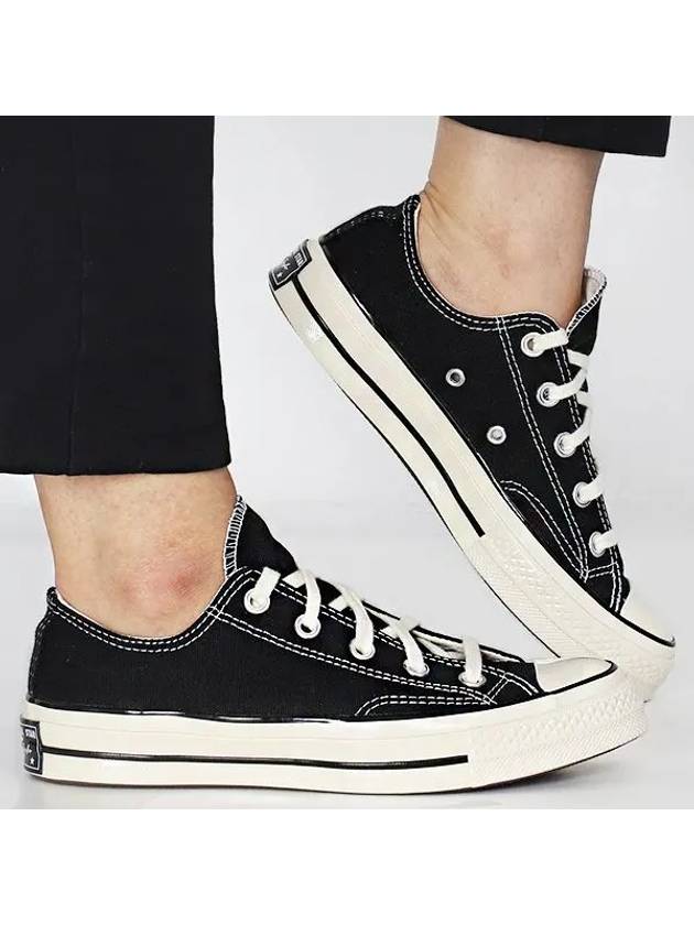 Chuck Taylor 70 All Star Canvas Sneakers Black - CONVERSE - BALAAN 2