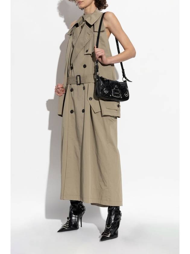 Women s Suspended Trench Long Dress Beige - BALENCIAGA - BALAAN 3