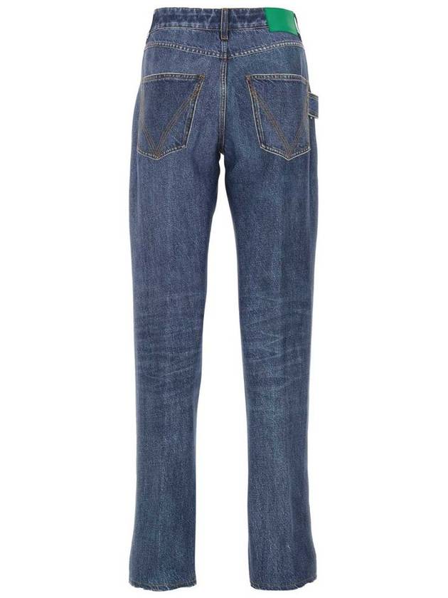 Straight Denim Jeans Blue - BOTTEGA VENETA - BALAAN 3