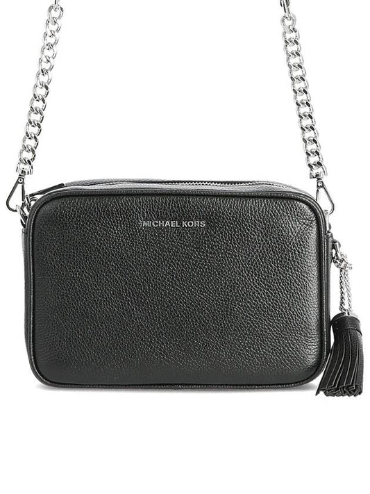 Ginny Leather Cross Bag Black - MICHAEL KORS - BALAAN.