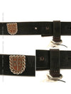 Buckleless Skinny Leather Belt Black - DSQUARED2 - BALAAN 3