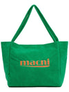 HOLIDAY TERRY BAG GREEN - MACNI - BALAAN 1