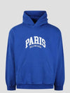 Cities Paris Oversized Hoodie Blue - BALENCIAGA - BALAAN 1