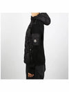 Padded Hooded Cardigan Black - MONCLER - BALAAN 4