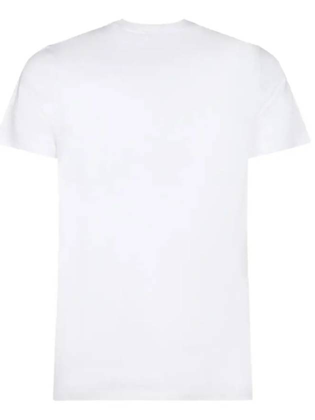 Bottles Print Crew Neck Cotton Short Sleeve T-shirt White - PAUL SMITH - BALAAN 3