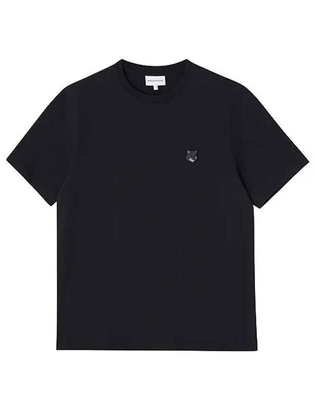 Bold Fox Head Patch Comfort Short Sleeve T-Shirt Black - MAISON KITSUNE - BALAAN 4