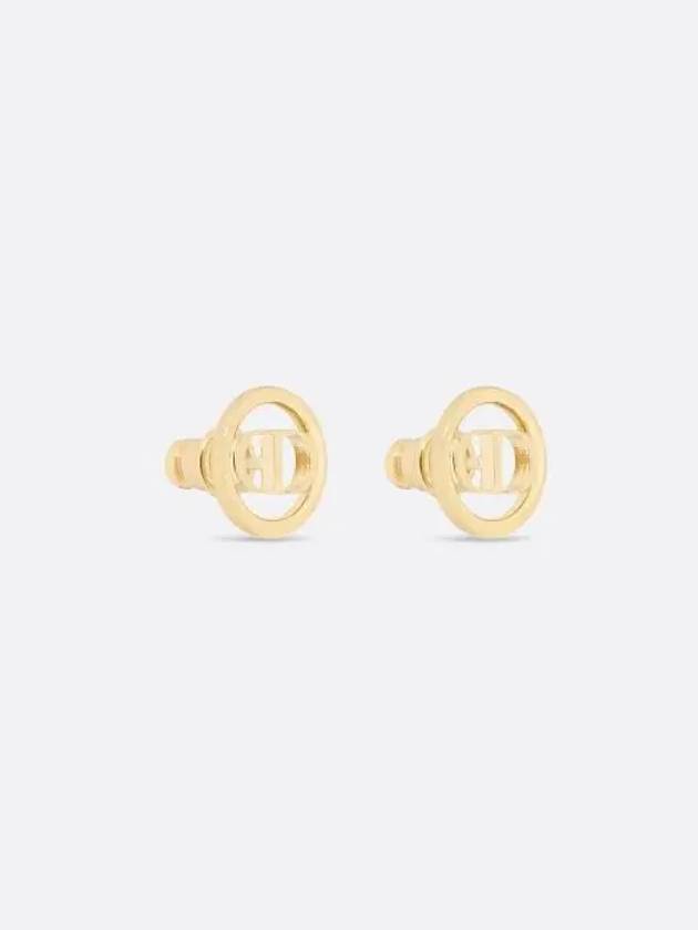 30 Montaigne Stud Earrings Gold - DIOR - BALAAN 4