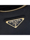 Re-Edition Saffiano Leather Mini Bag Black - PRADA - BALAAN 6