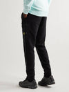 Wappen Patch Drawstring Track Pants Black - STONE ISLAND - BALAAN 4