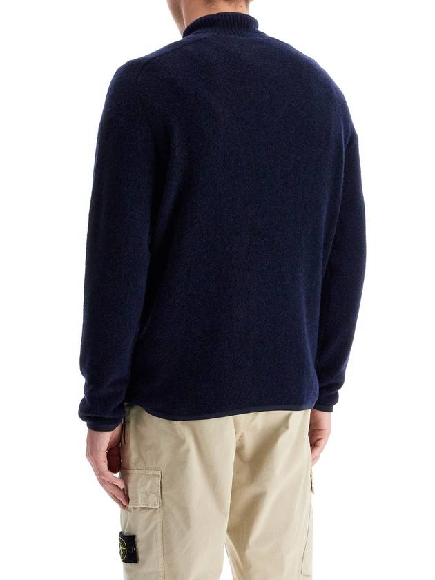 brushed wool blend pullover sweater - STONE ISLAND - BALAAN 3