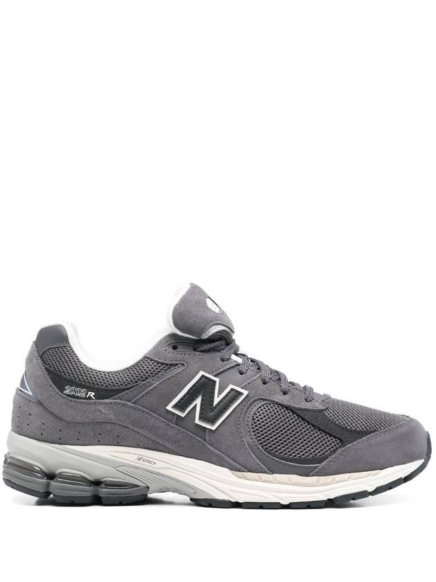 Men's 2002R Low Top Sneakers Dark Grey - NEW BALANCE - BALAAN 1