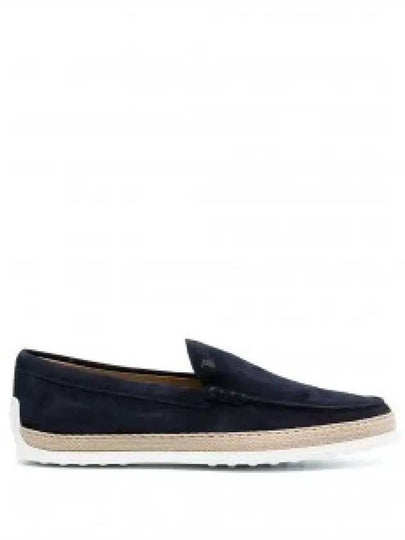 Men's Suede Slip-On Loafers Navy - TOD'S - BALAAN 2