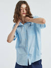 Wide Sleeves Shirt Sky - MANAVIS7 - BALAAN 2