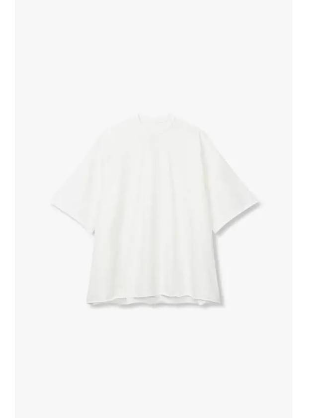 MEN Oversized Crew Neck T Shirt White - RICK OWENS - BALAAN 1