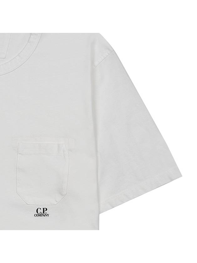 CP Company 241 Jersey Garment Dyed Pocket TShirt 16CMTS086A 005431G 103 T Shirt - CP COMPANY - BALAAN 7