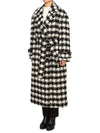 Hider Women's Long Coat WO015Z BLACK WHITE - ALLSAINTS - BALAAN 2