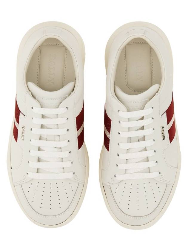 Moony Leather Low Top Sneakers White - BALLY - BALAAN 6