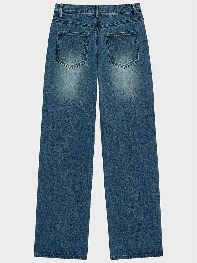 Classic Straight Jeans Middle Blue - NOIRER - BALAAN 4