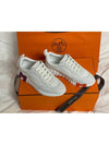 Bouncing Mesh Low Top Sneakers Blanc White - HERMES - BALAAN 4